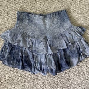 Blue Tie Dye Skort